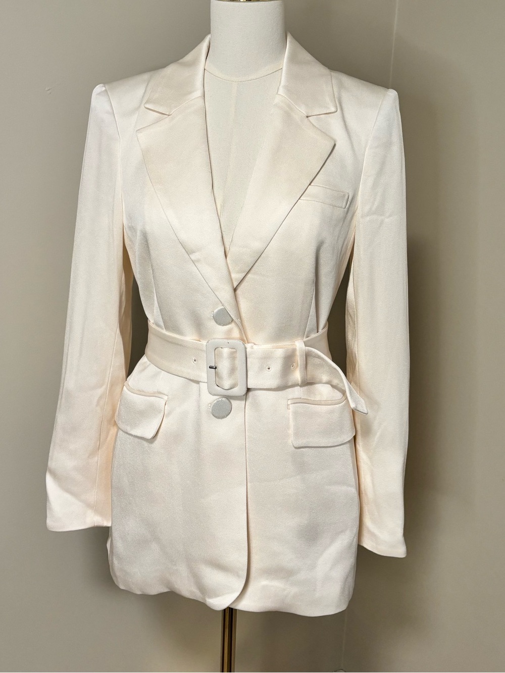 Veronica Beard Rynne Belted Dickey Jacket Dove NWT 6